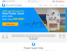 Tablet Screenshot of powersaverindia.com